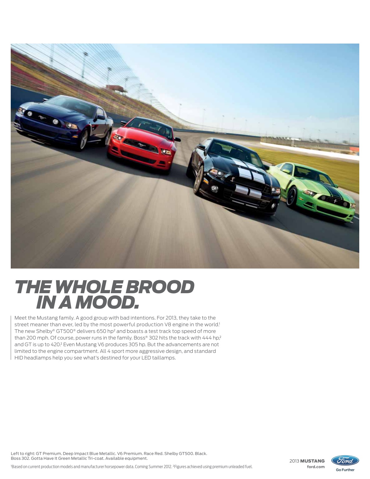 2013 Ford Mustang Brochure Page 12